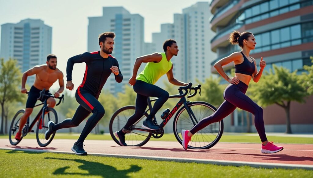 découvrez notre sélection de tenues tendance qui subliment toutes les silhouettes sportives, mettent en avant votre musculature et valorisent votre style au quotidien.