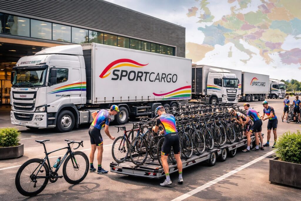 organisez facilement le transport de votre matériel sportif pour les jeux gays en europe avec l'expertise de sportcargo et bike transport, vos partenaires de confiance pour un acheminement sécurisé et efficace.